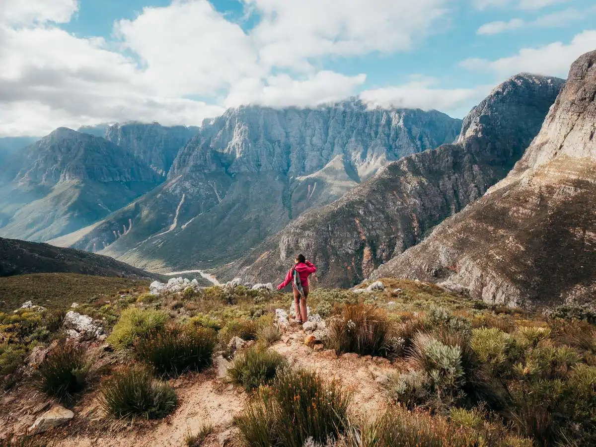 beautiful hike near Franschhoek outside of Cape Town