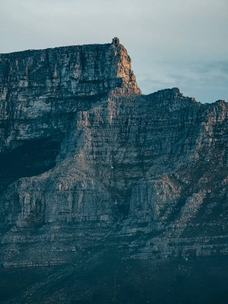 view of table mountain in Cape Town