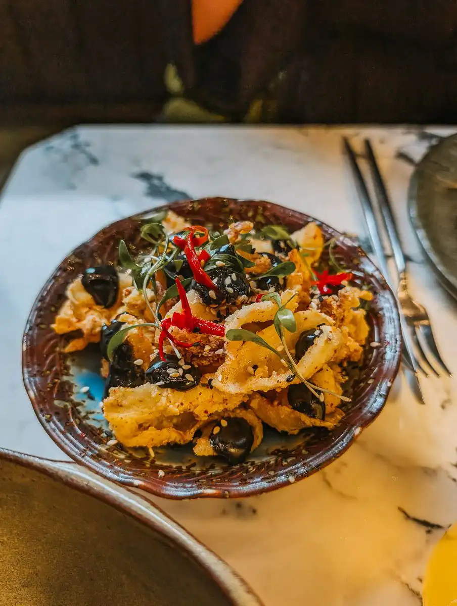 Calamari at Nikkei Japanese Restaurant