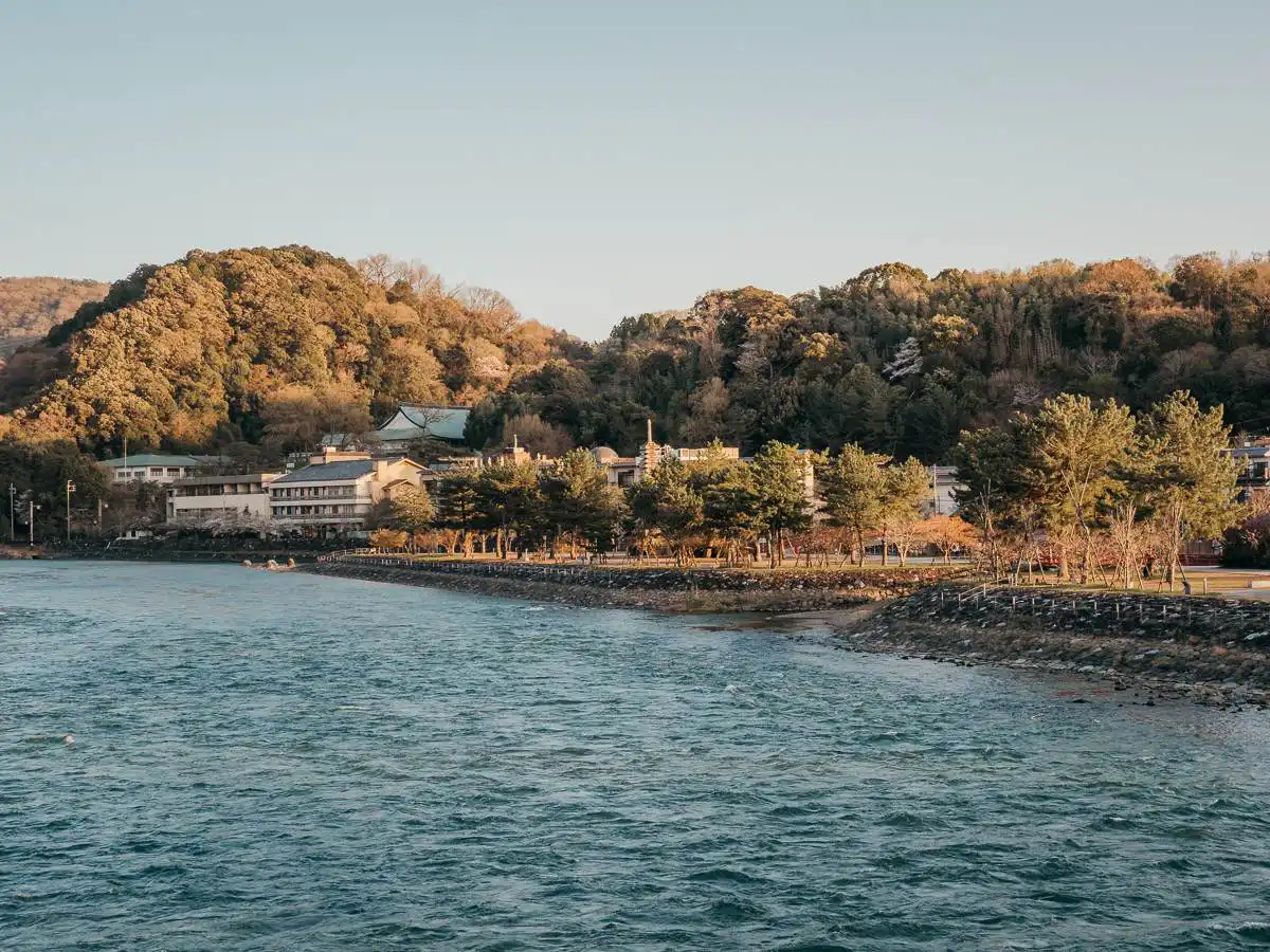 Uji view of the island