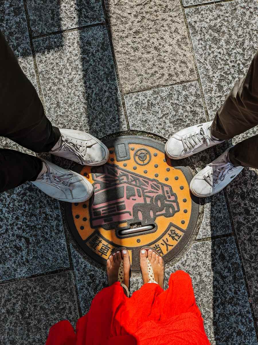 Sewer cap in Uji Japan
