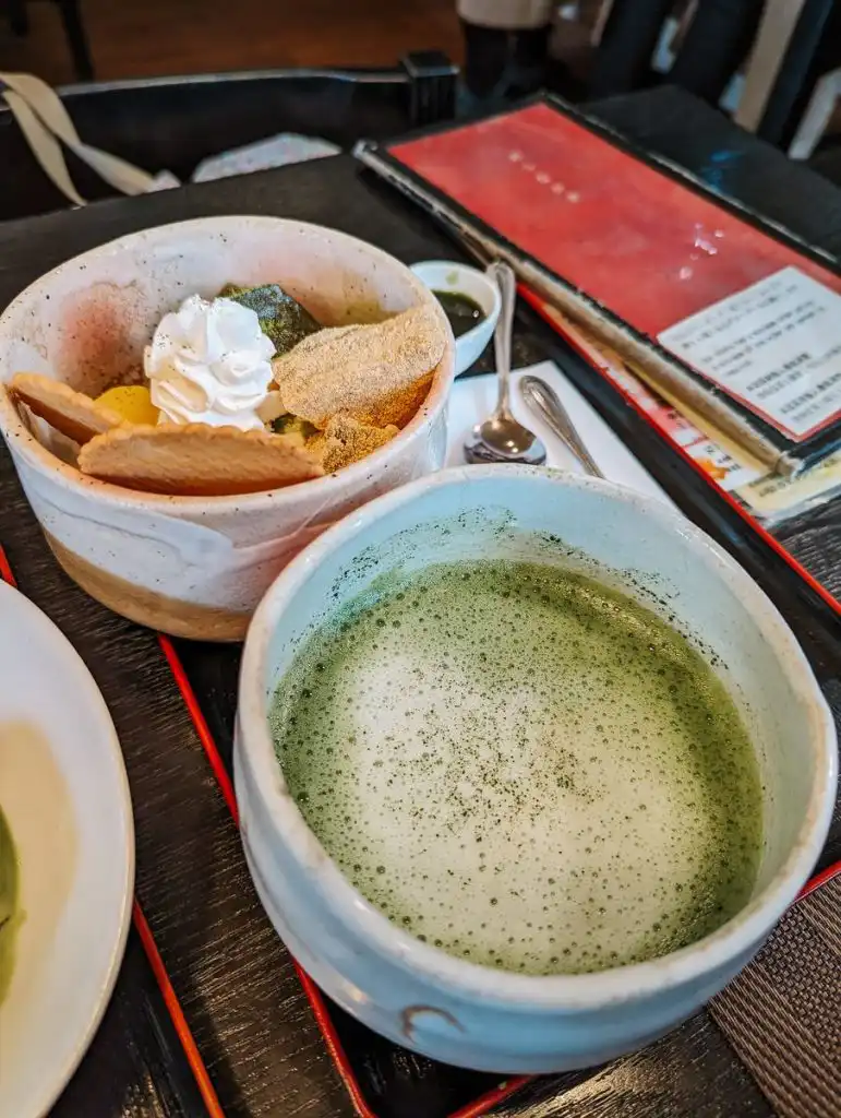 Uji matcha desserts