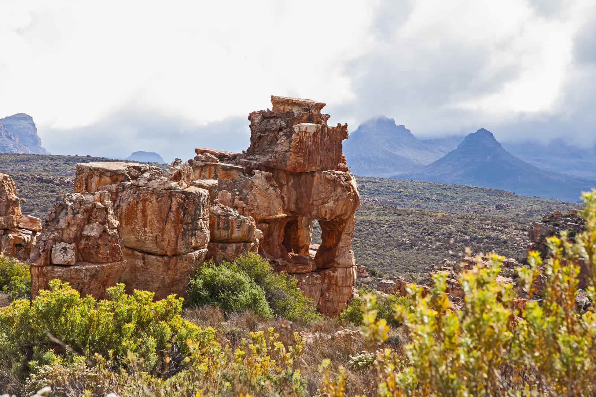 rock formations in Cederberg nature park