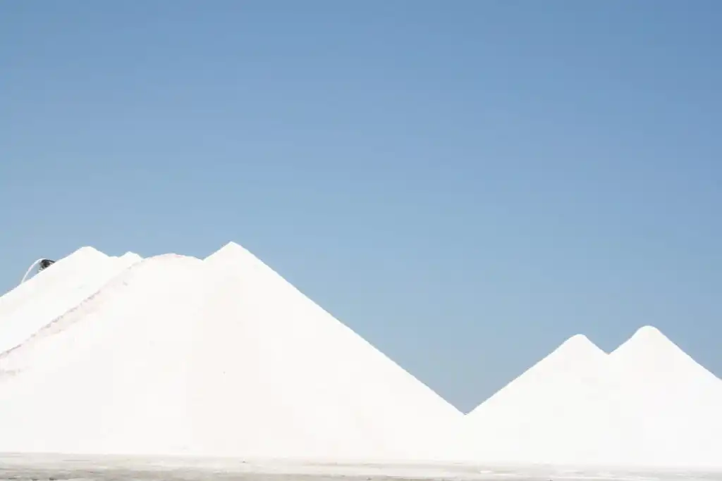 pile of salt in walvis bay