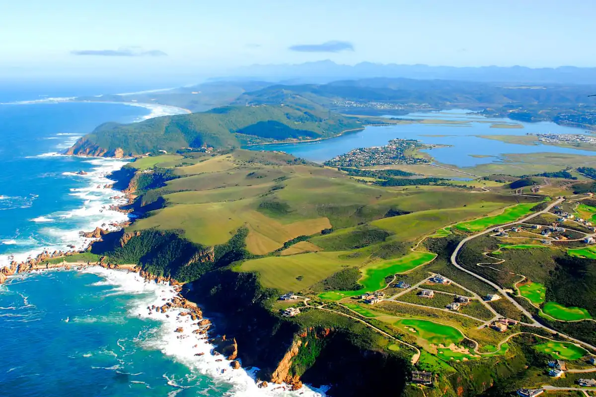 aerial view of the Garden Route