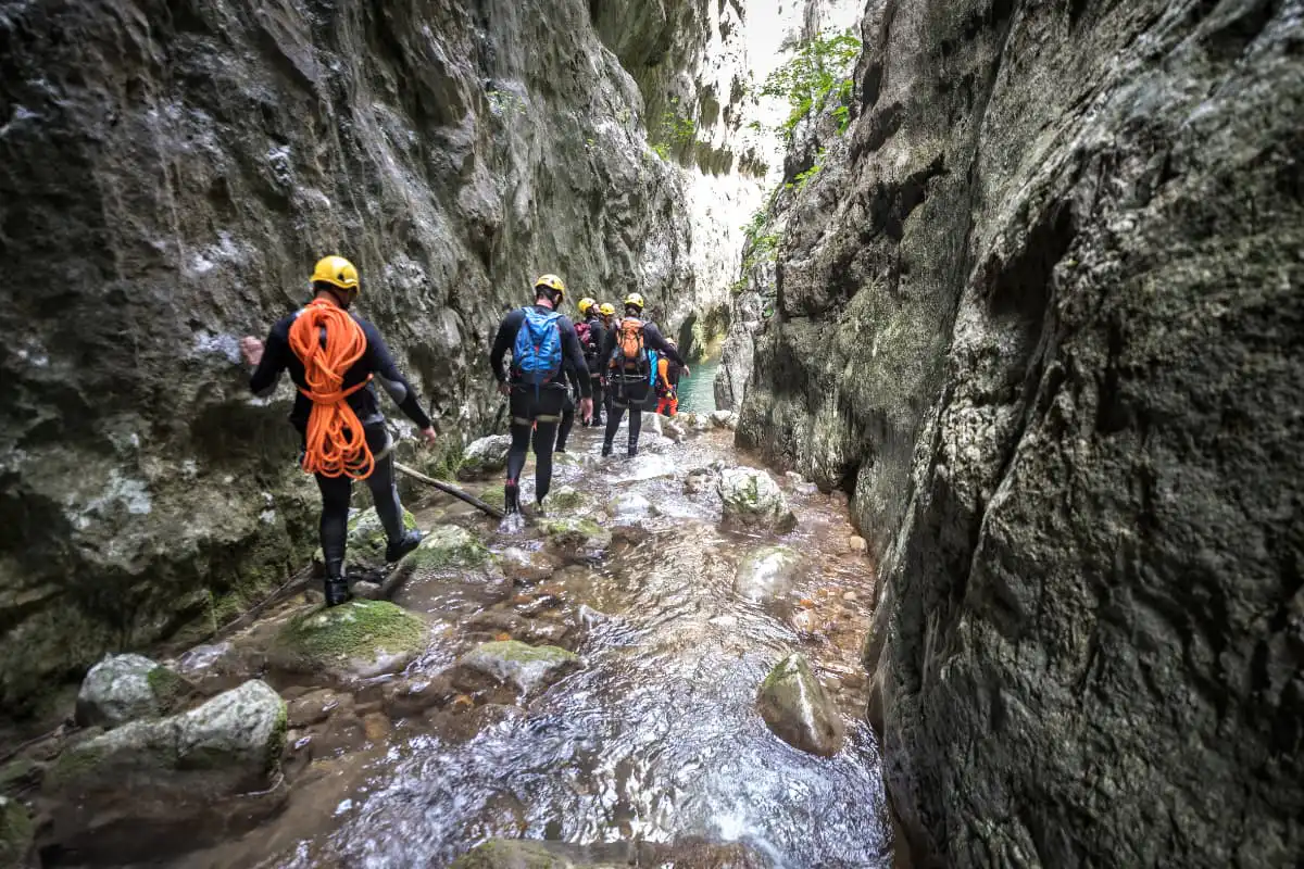 canyoning on the Garden Route