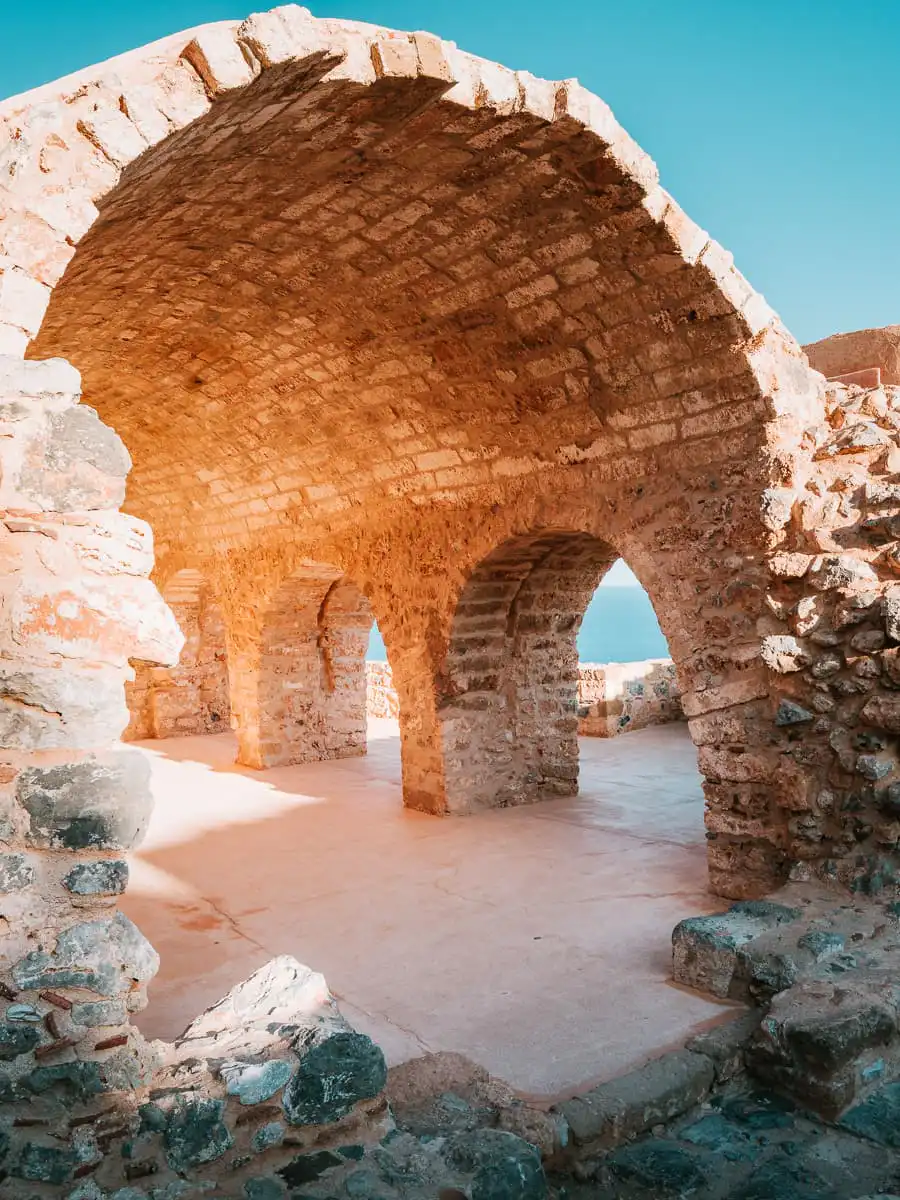 ruins in upper town of Monemvasia