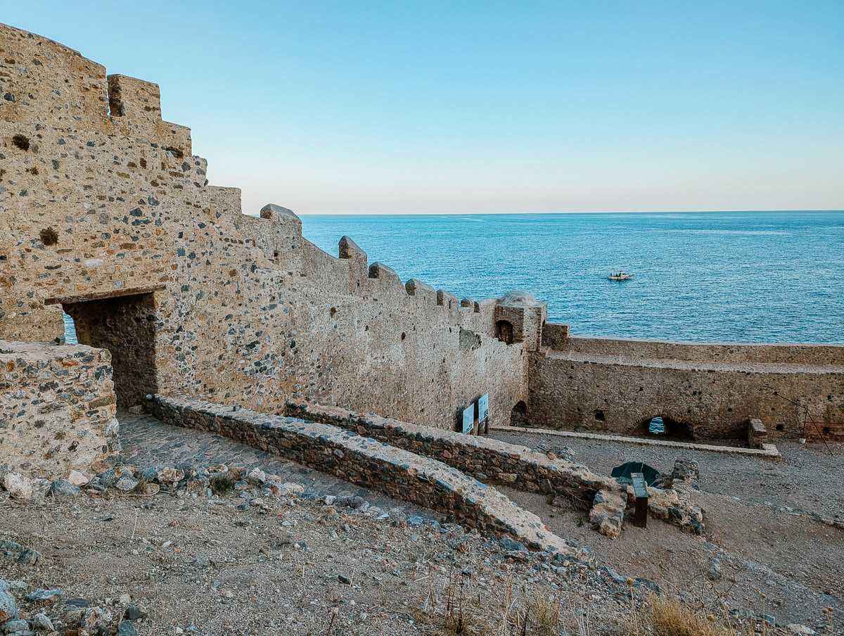 Eastern castle wall of Monemvasia