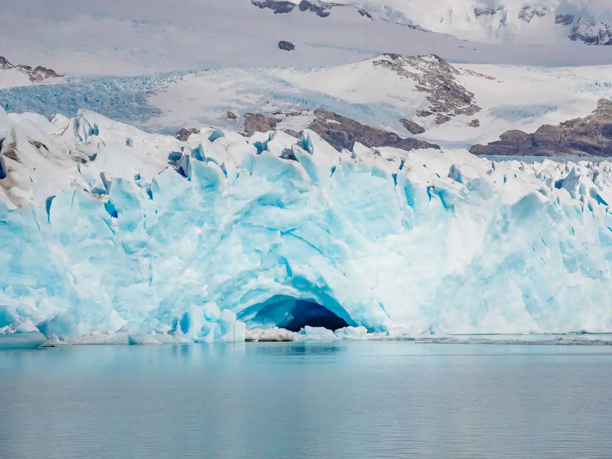 iceberg wall at perito moreno glacier
