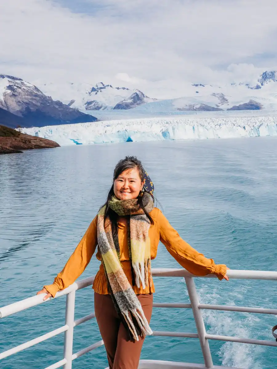 Boat navigation to Perito Moreno Glacier