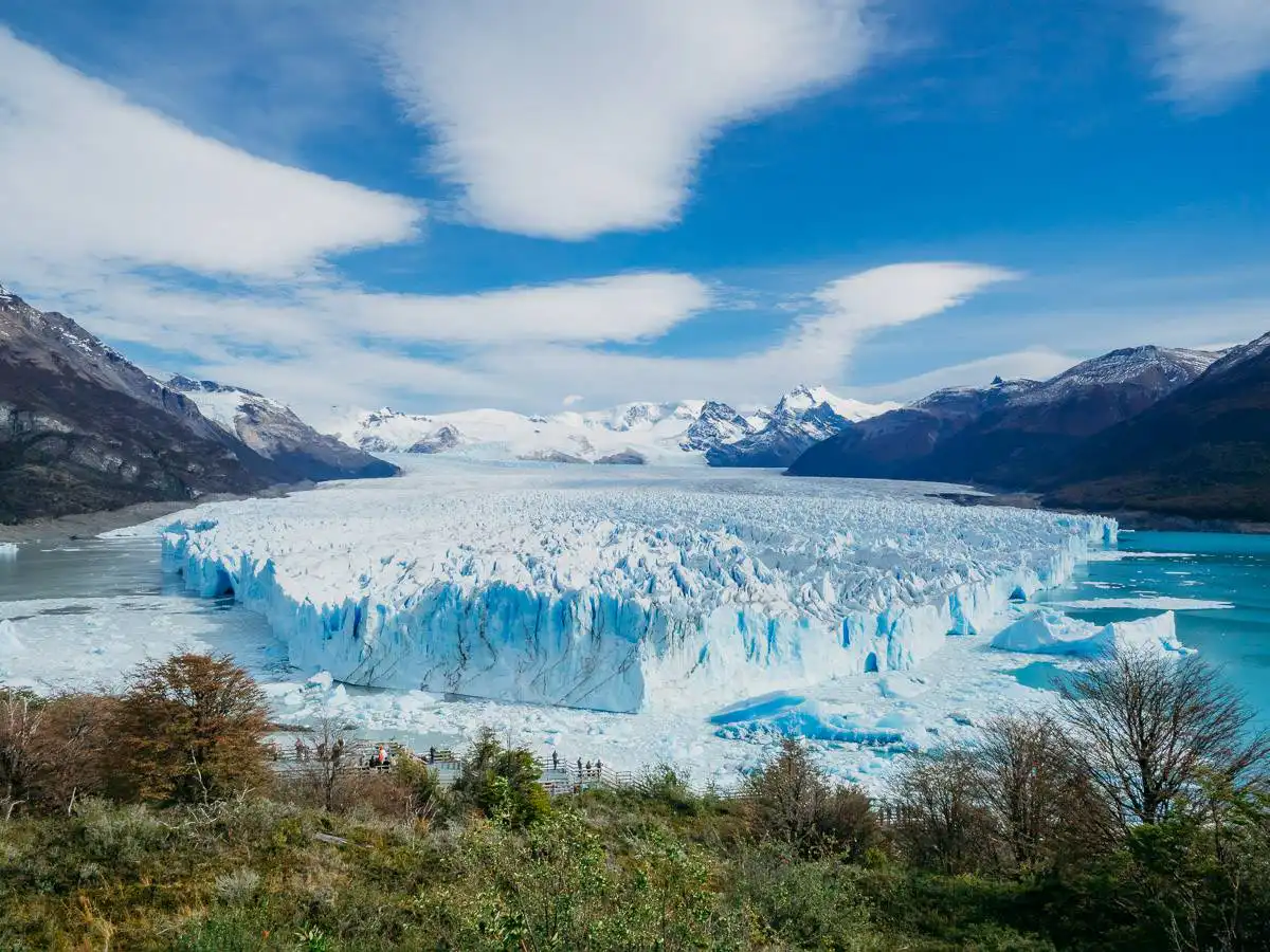 view of perito moreno glacier