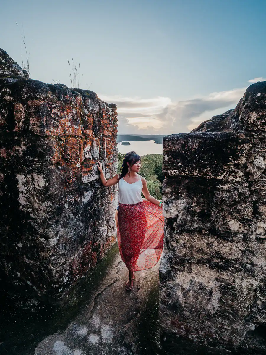 Yaxha sunset
