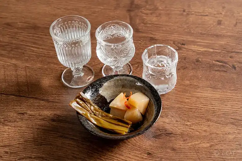 Sake glass cup