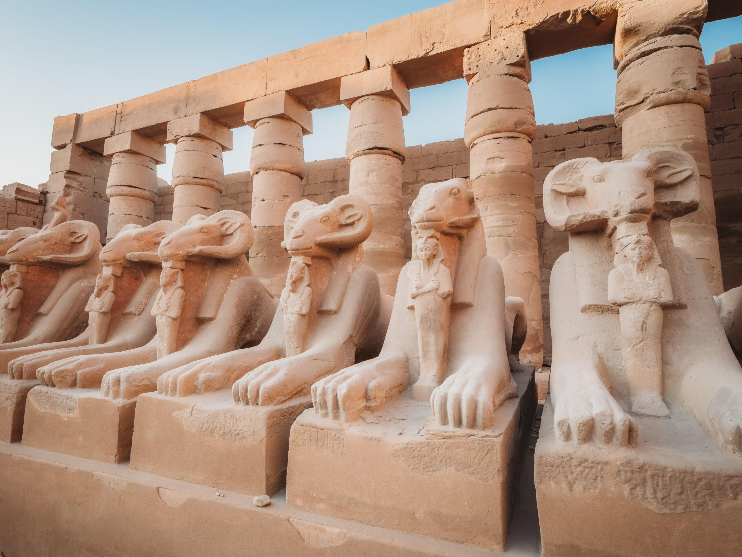 sphynx at luxor temple