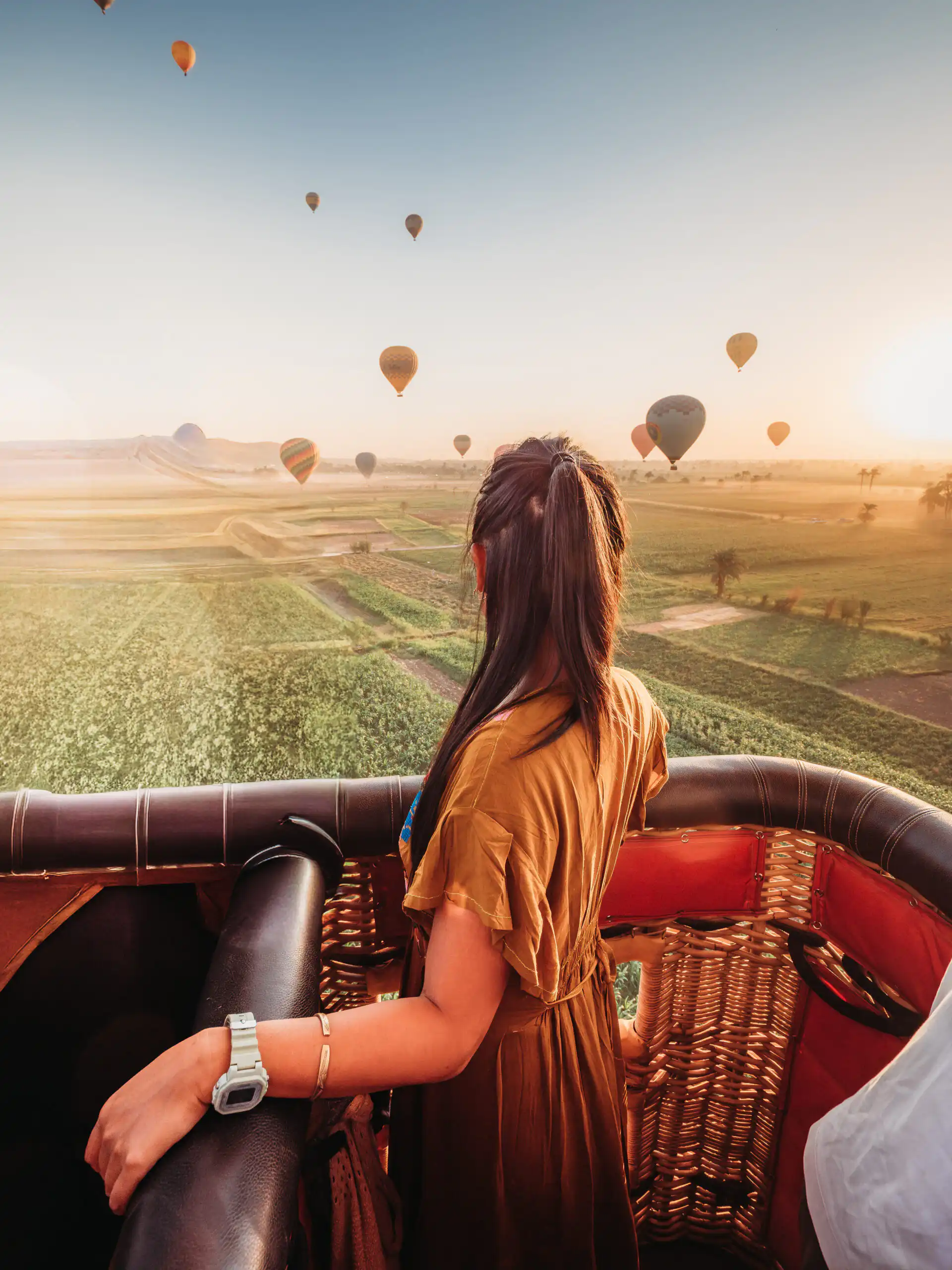 hot air balloon ride over luxor