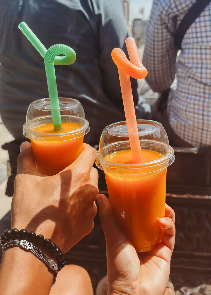 mango smoothie in luxor
