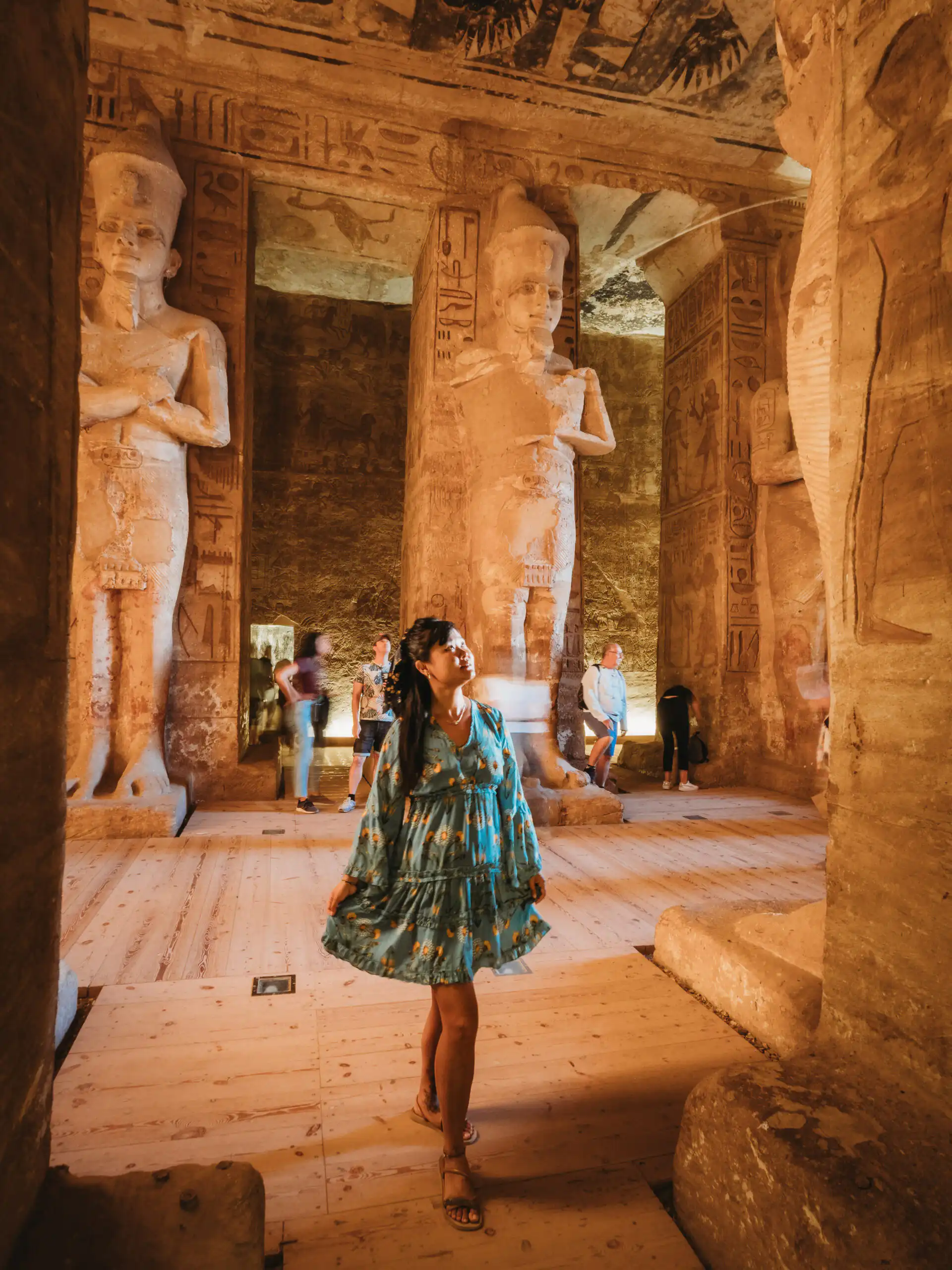 inside of abu simbel temple