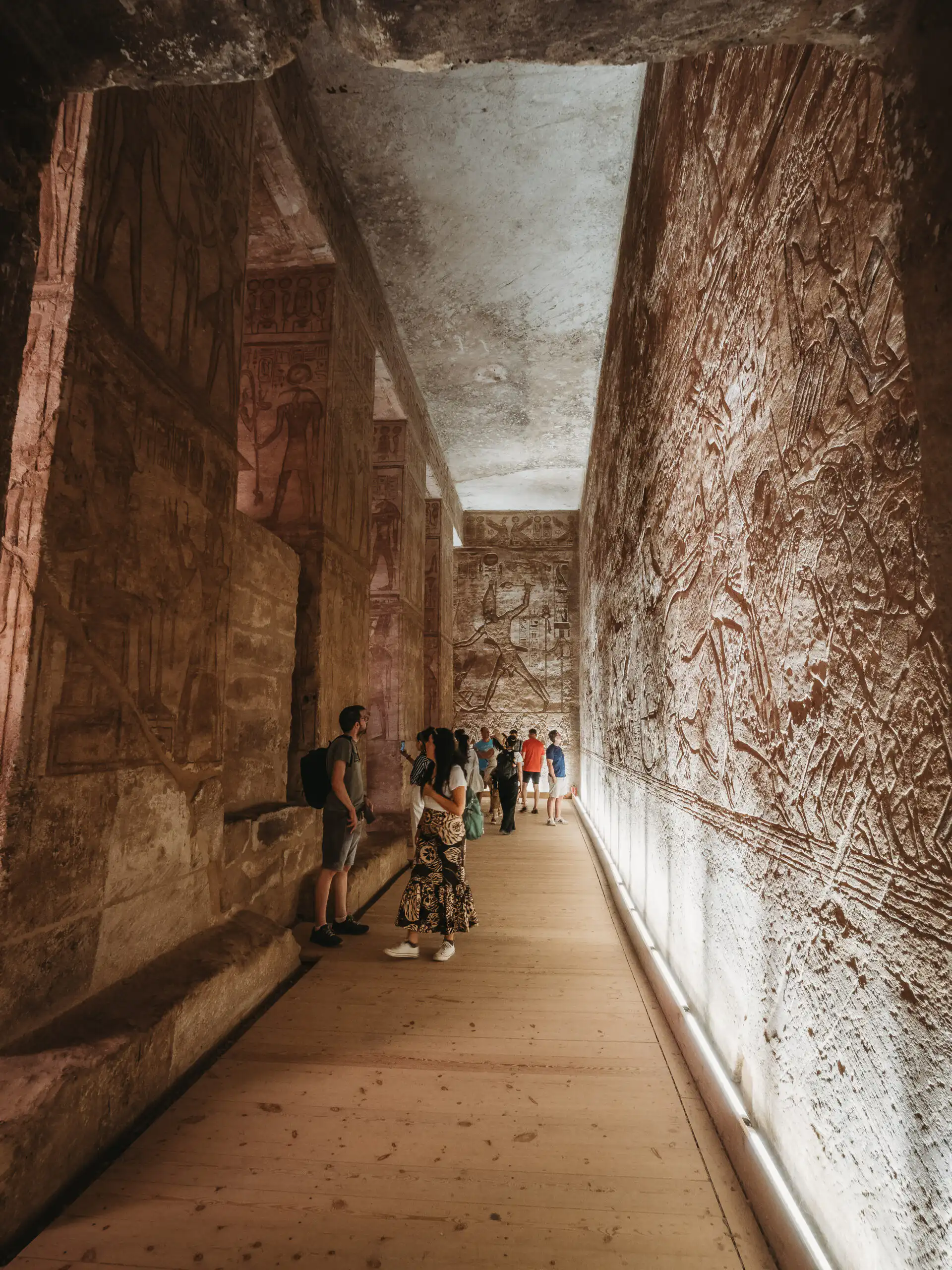 interior of abu simbel temple
