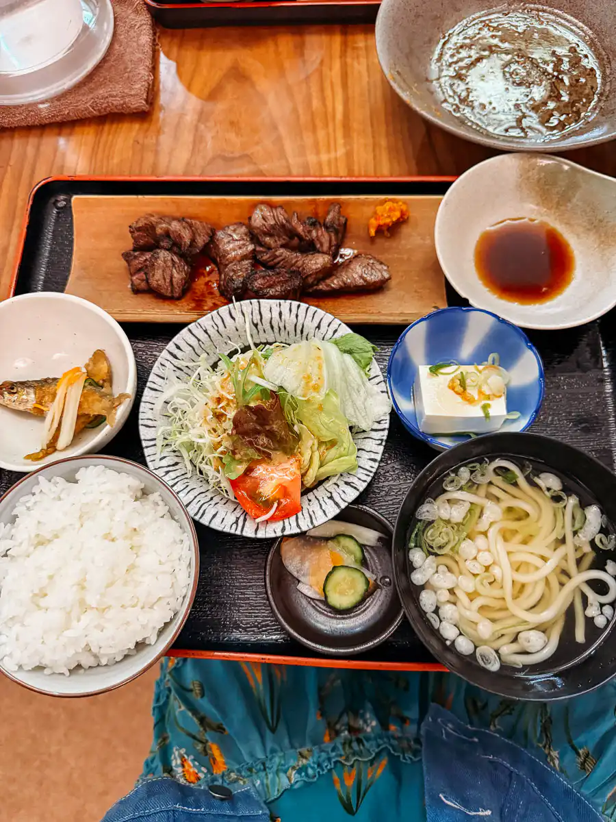 Miyazake beef meal