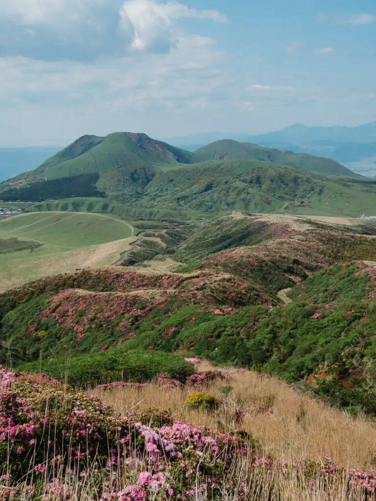 View from top of mt eboshidake hike