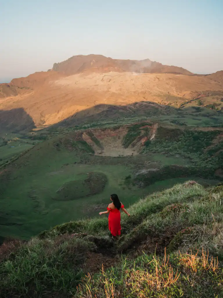 sunset at mount kishimadake