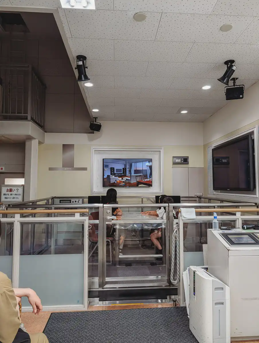 earthquake simulator at fukuoka disaster emergency centre