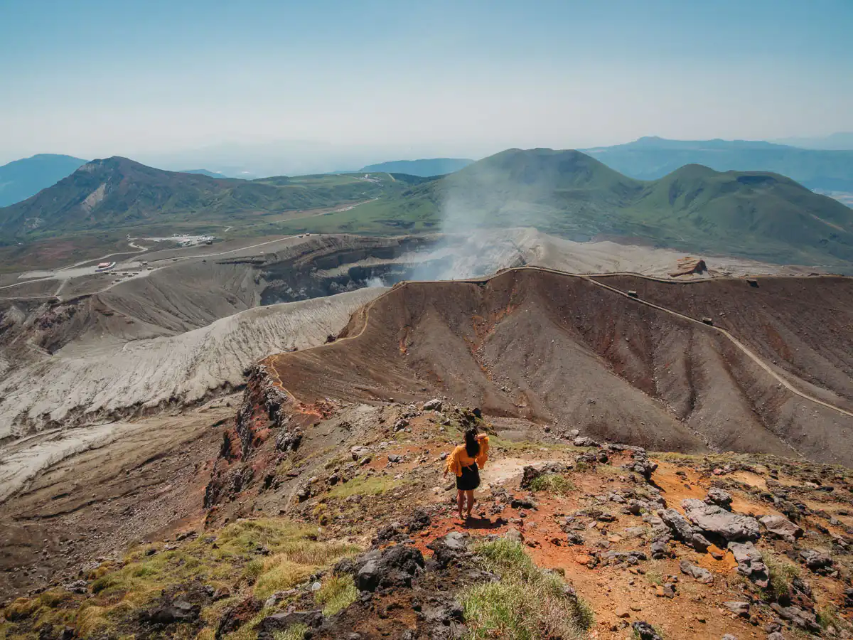 volcano in aso kyushu