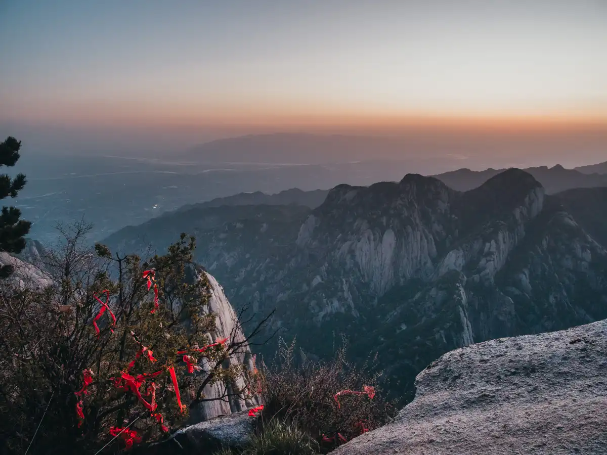 hua shan at sunrise