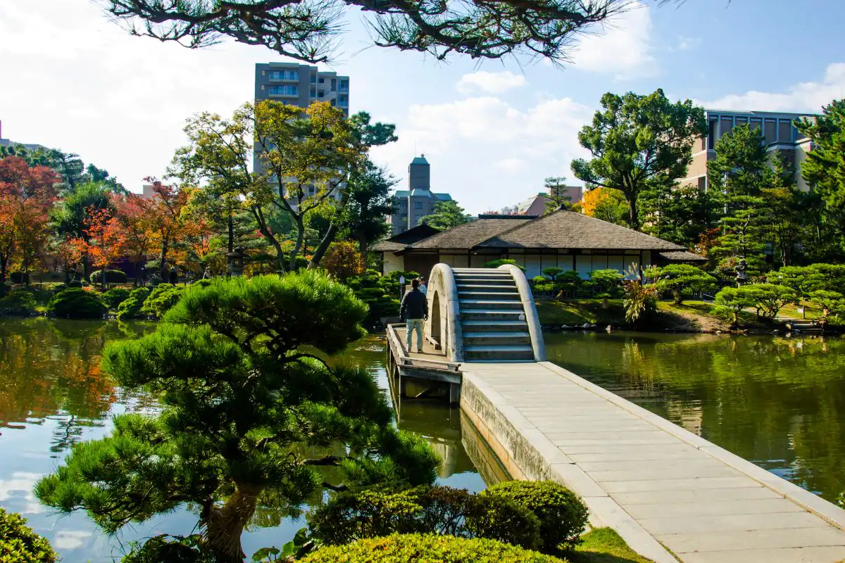 Shukkei-en garden in hiroshima