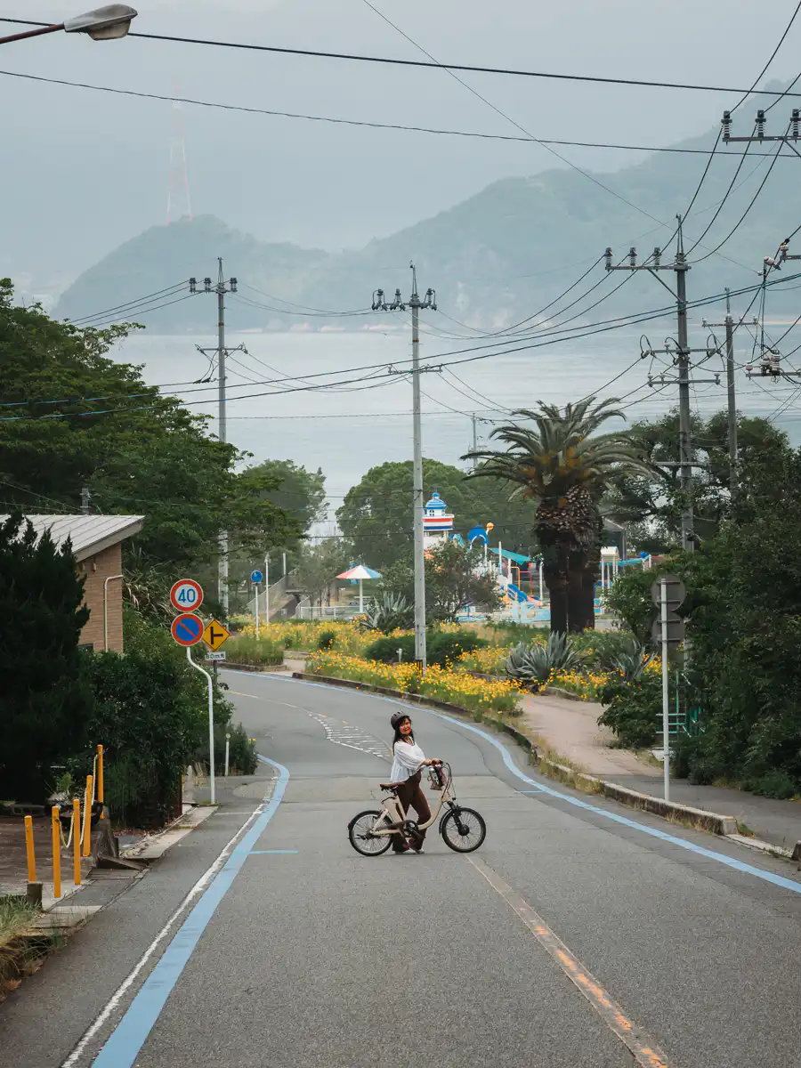 cycling the Shimanami kaido in onomichi