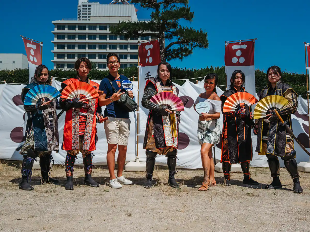 samurai show at hiroshima castle