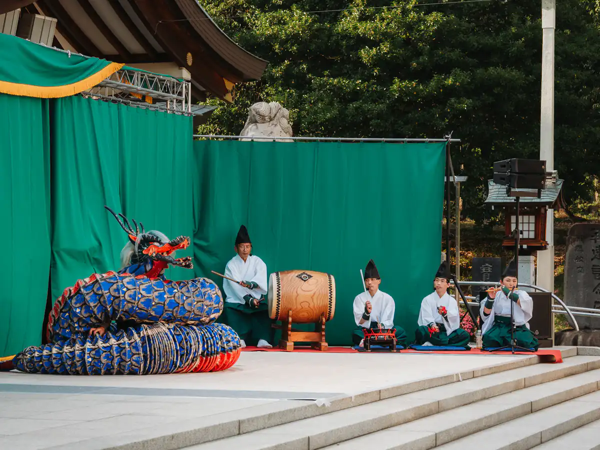 Kagura performance in Hiroshima
